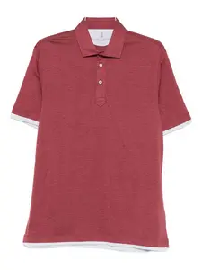 Brunello Cucinelli Silk And Cotton Polo Shirt