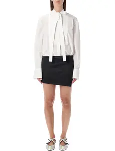 THE ATTICO Black And White Mini Dress