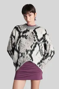 The Attico Knitwear In Black Wool