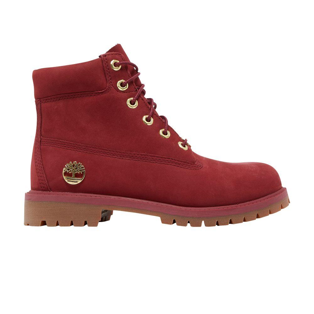 Timberland 6 Inch Premium Junior 'Burgundy'