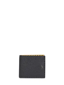 FENDI Black and Yellow Selleria Bi-Fold Wallet