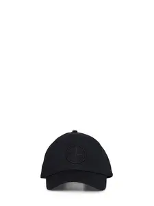 STONE ISLAND Black Cotton Rep Baseball Cap