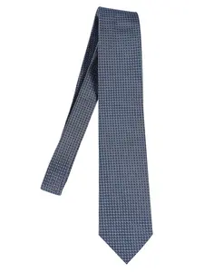 Zegna Pattern Jacquard Pointed-tip Tie