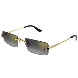Cartier Eyewear Ct0598s001 Gold Gold Grey