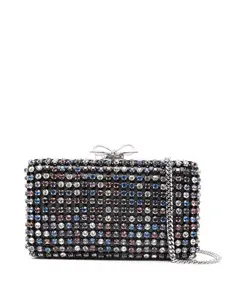 self-portrait Crystal Embellished Clutch