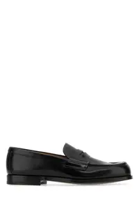 Prada Black Leather Loafers