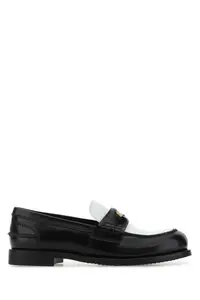 Miu Miu Two-tone Leather Loafers