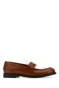 Miu Miu Two-tone Leather Loafers