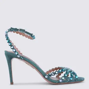 Aquazzura Tequila Crystal Sandals