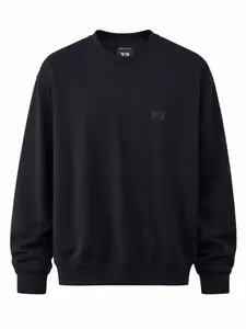 Y-3 Men's Crew Neck Sweatshirt in Black