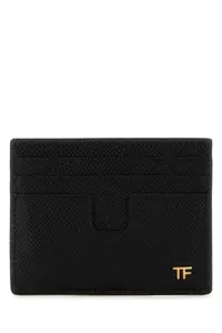 Tom Ford Black Leather Card Holder