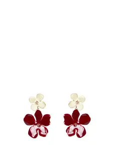 MARNI Enameled Flowers Dangle Earrings