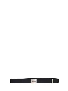 CARHARTT WIP Black Clip Belt Chrome Belt