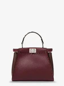 Fendi Peekaboo Mini leather crossbody bag