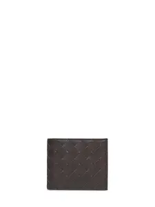 Bottega Veneta Brown Bi-Fold Intrecciato Wallet