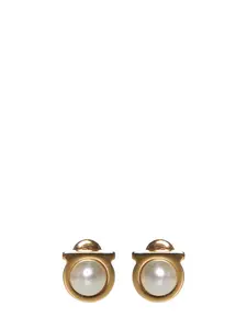 FERRAGAMO Gancini Pearl Earrings