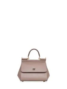 Dolce & Gabbana Sicily Medium Leather Shoulder Bag