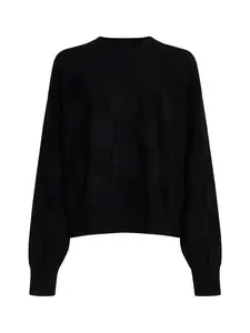 UMA WANG Black Textured Knit Top