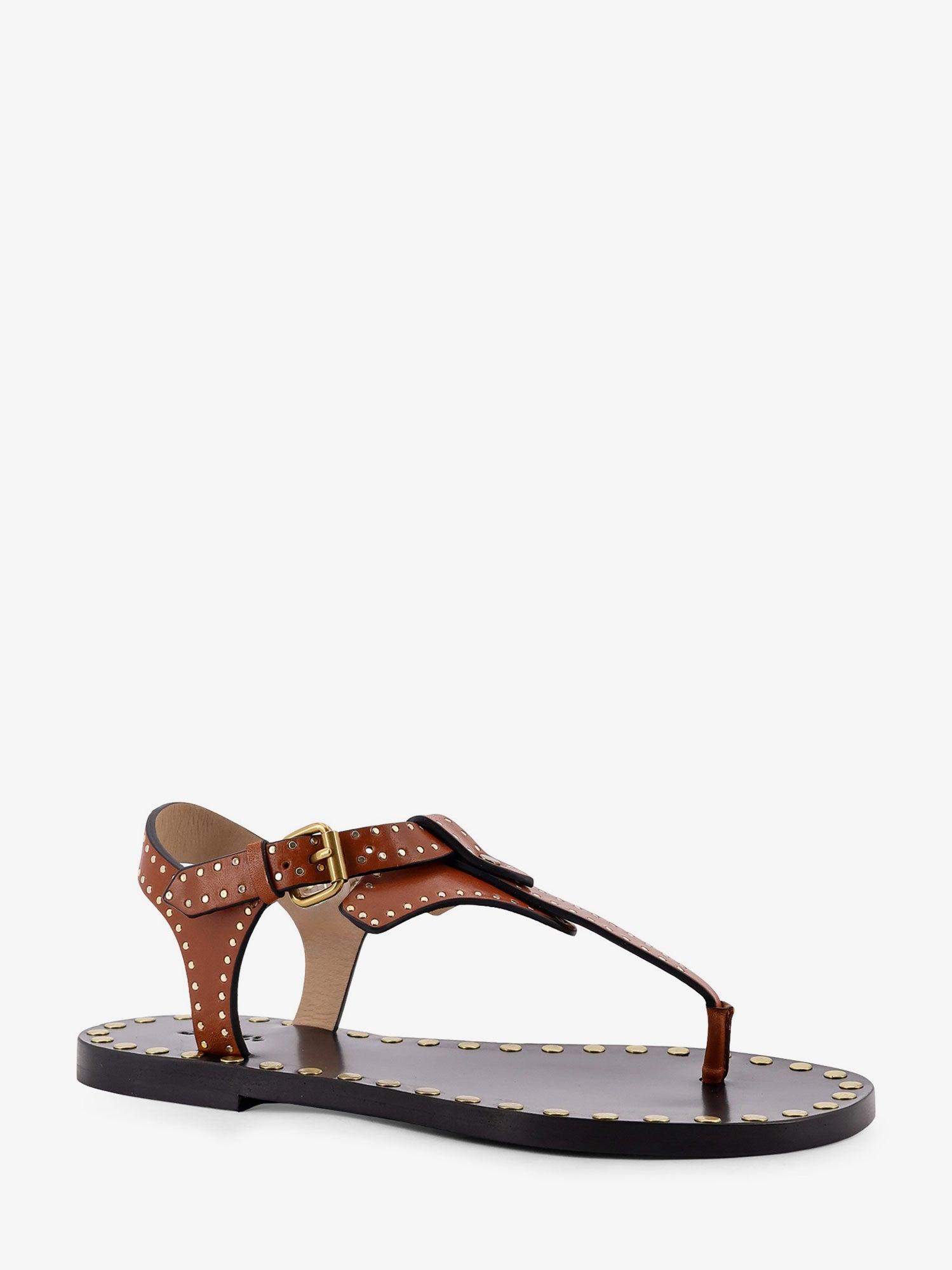 Joonya Flat Leather Sandals by Isabel Marant