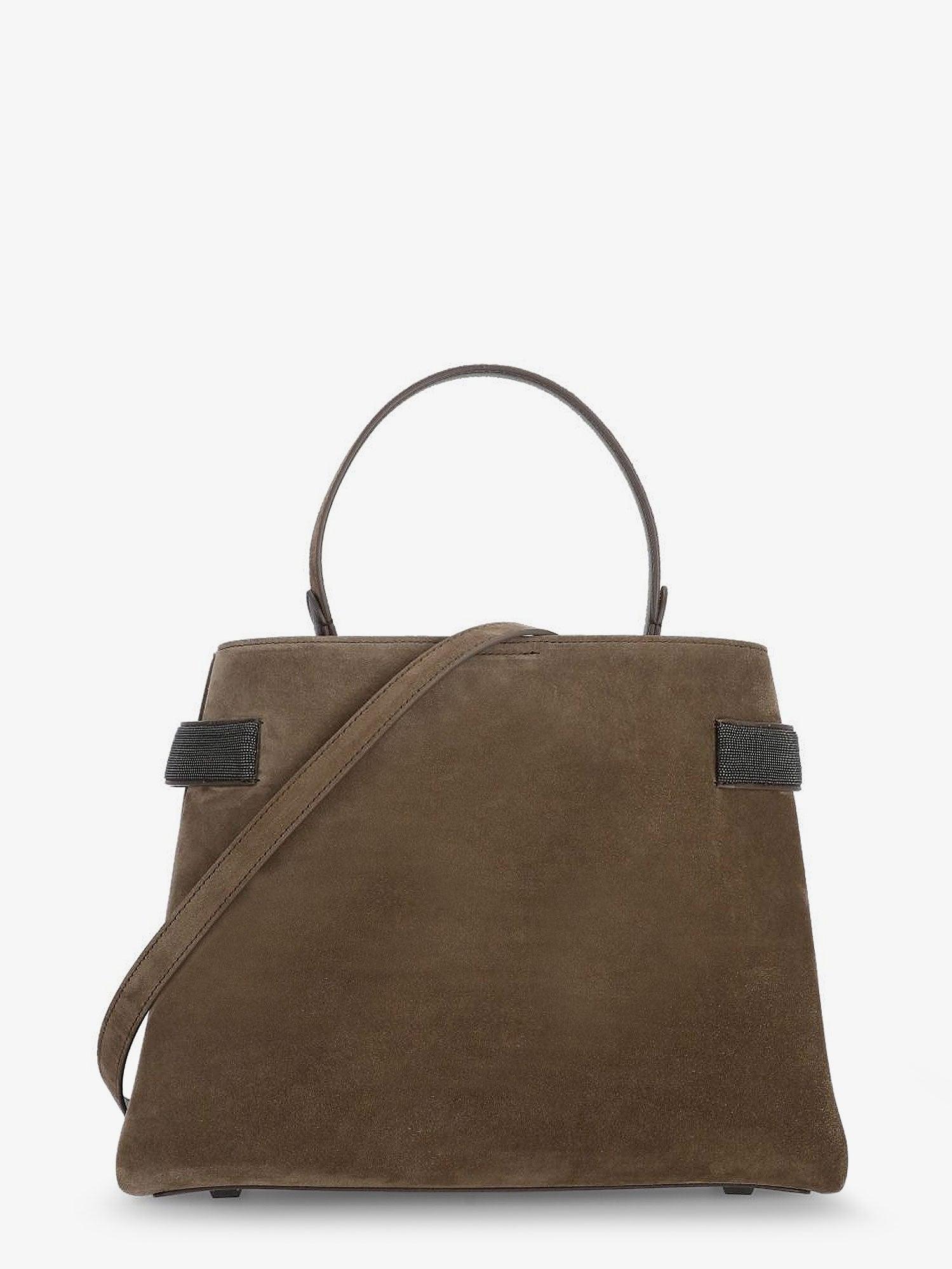Brunello Cucinelli Suede Crossbody Bag