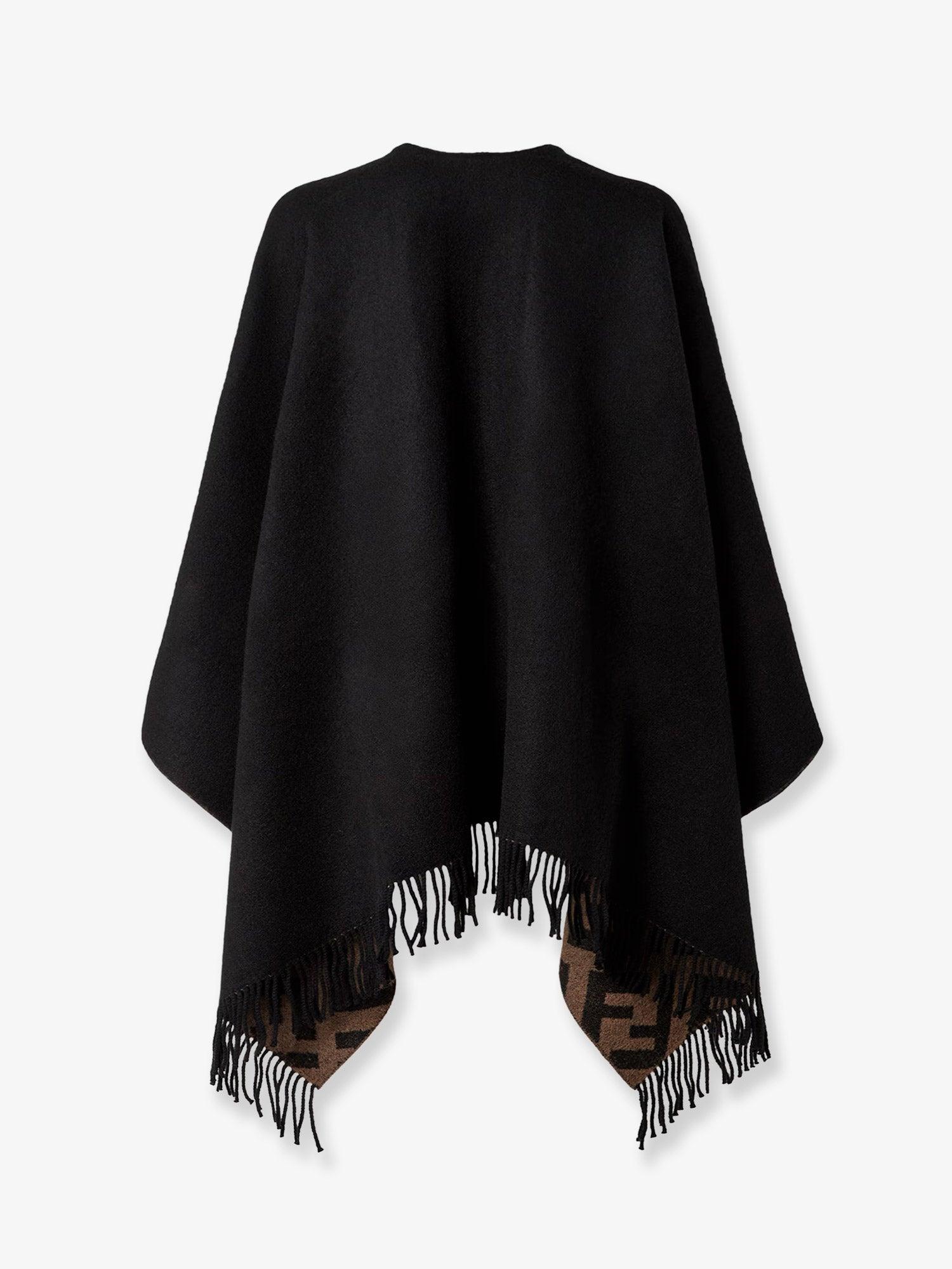 Fendi Cashmere and Wool Poncho