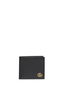 GUCCI Black GG Marmont bi-fold card case wallet