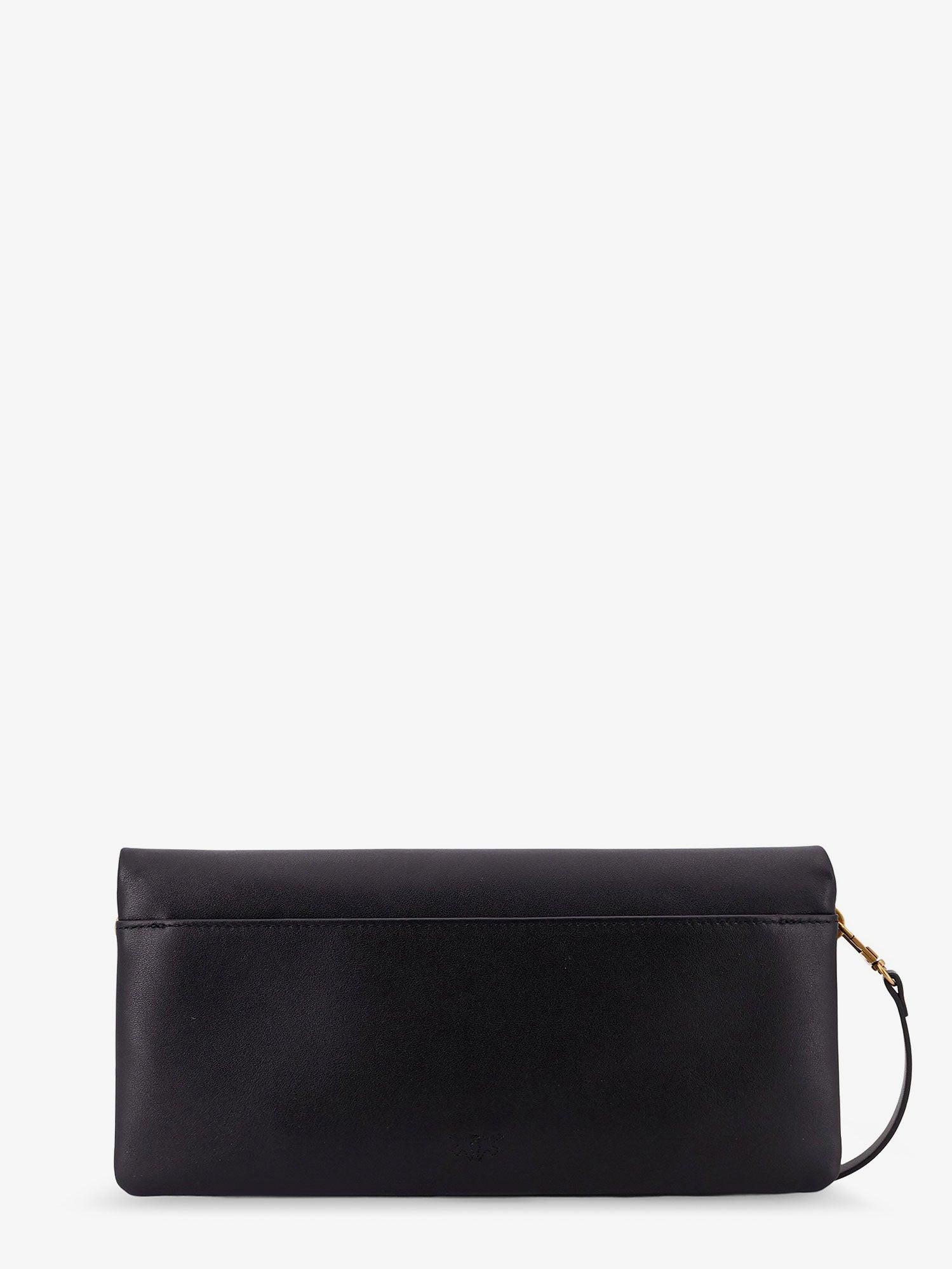 PINKO Click Soft Horizontal Leather Crossbody Bag