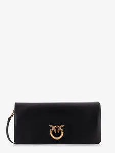 PINKO Click Soft Horizontal Leather Crossbody Bag