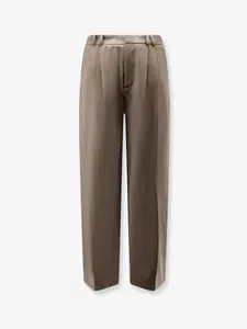 STUDIO NICHOLSON Oversized Wool Blend Trousers
