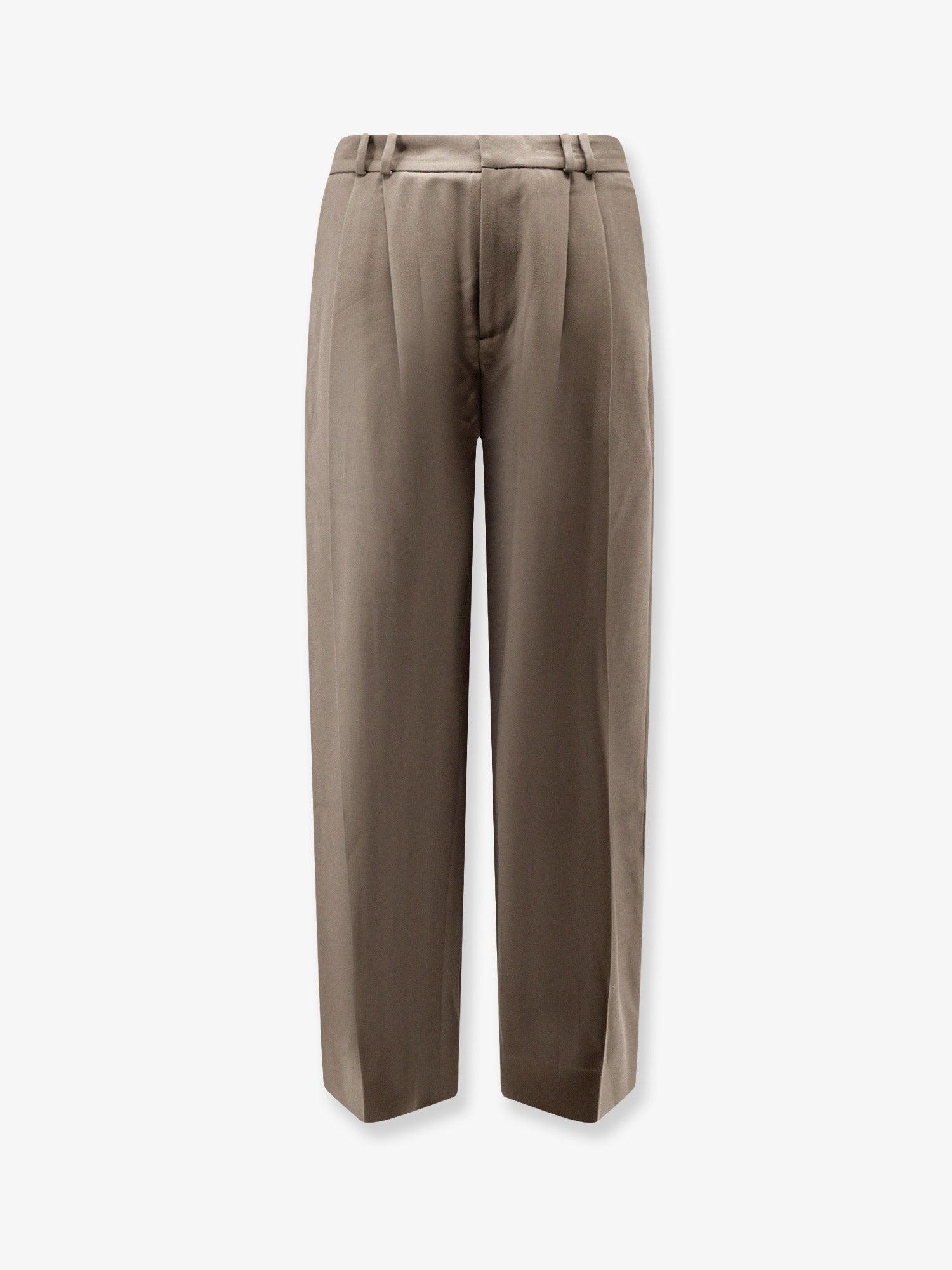 STUDIO NICHOLSON Oversized Wool Blend Trousers