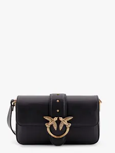 PINKO Mini Love Bag Leather Crossbody Bag