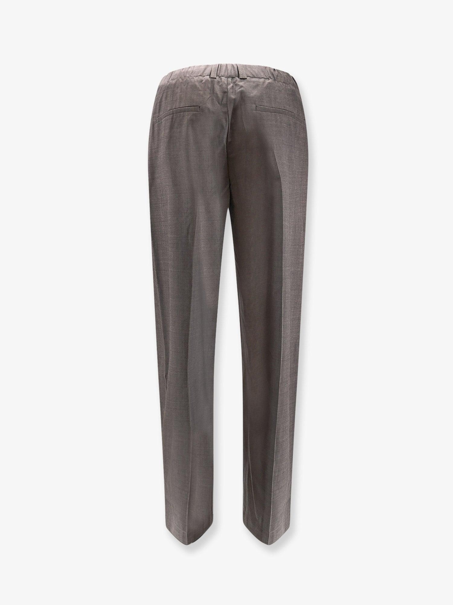 STUDIO NICHOLSON Melange Wool Trousers