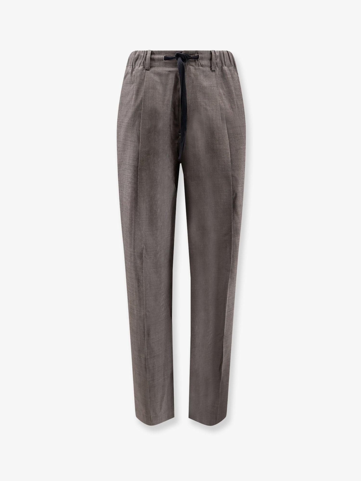 STUDIO NICHOLSON Melange Wool Trousers