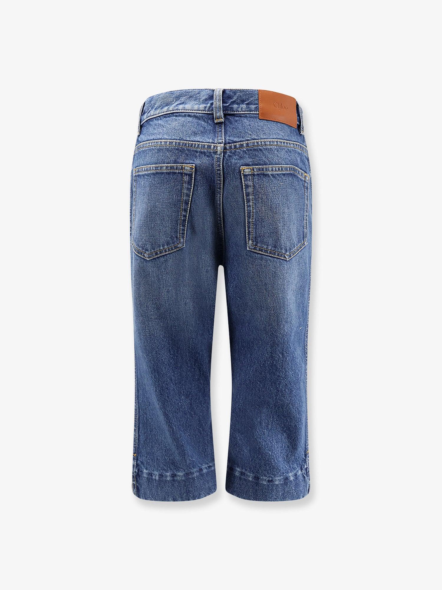 CHLOÉ Blue denim Capri jeans