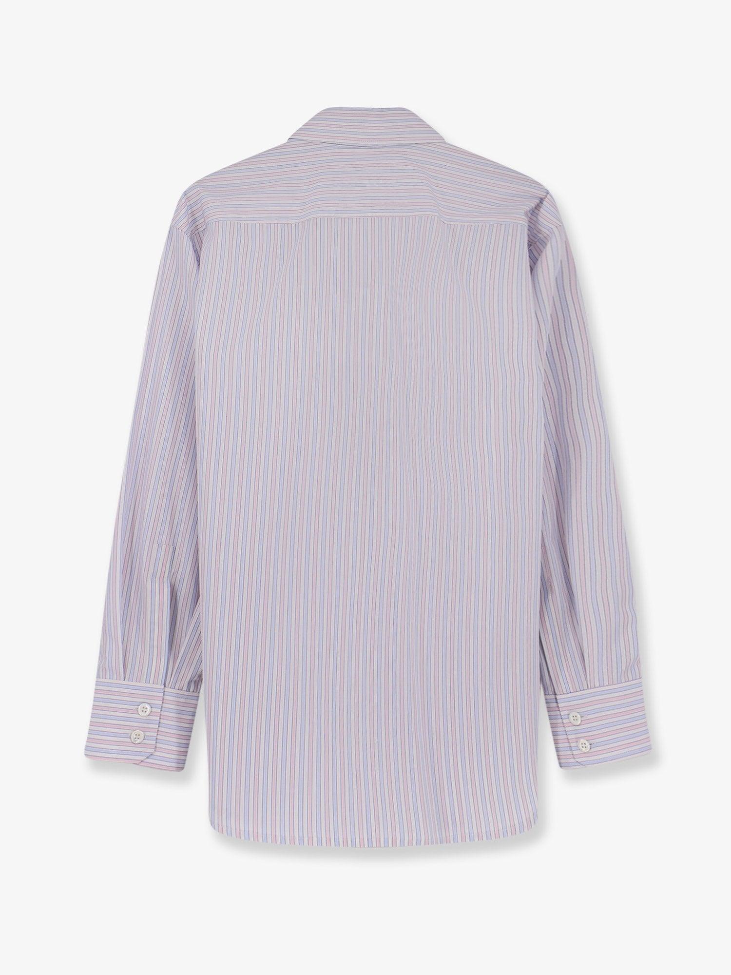 SEAFARER Kim Striped Cotton Shirt