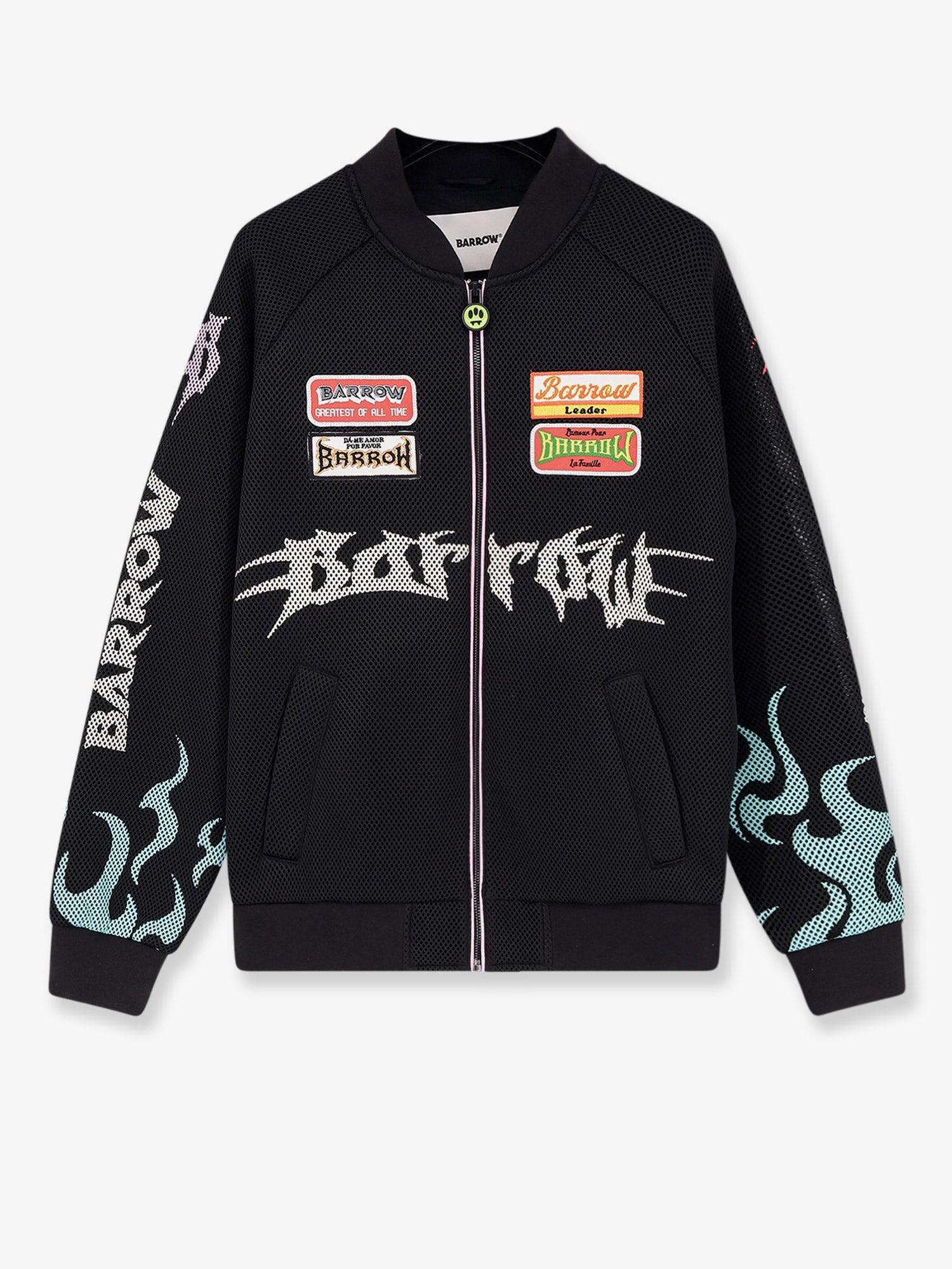 BARROW Nylon and Mesh Bomber