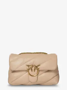 PINKO Love Puff Classic Quilted Leather Crossbody Bag