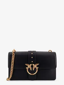 Love One leather shoulder bag - PINKO