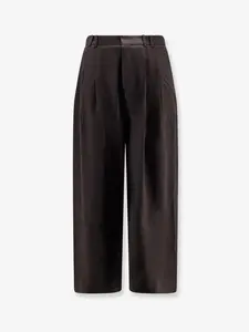 STUDIO NICHOLSON Oversized Wool Blend Trousers