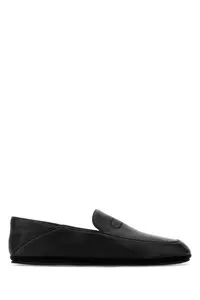 John Lobb Black Leather Kingston II Loafers