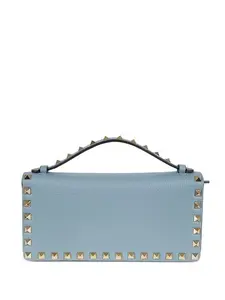 Valentino Garavani Rockstud Leather Wallet On Chain