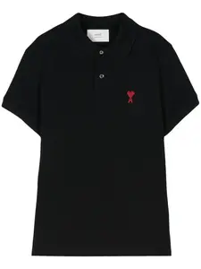Ami Alexandre Mattiussi Ami De Coeur Cotton Polo Shirt