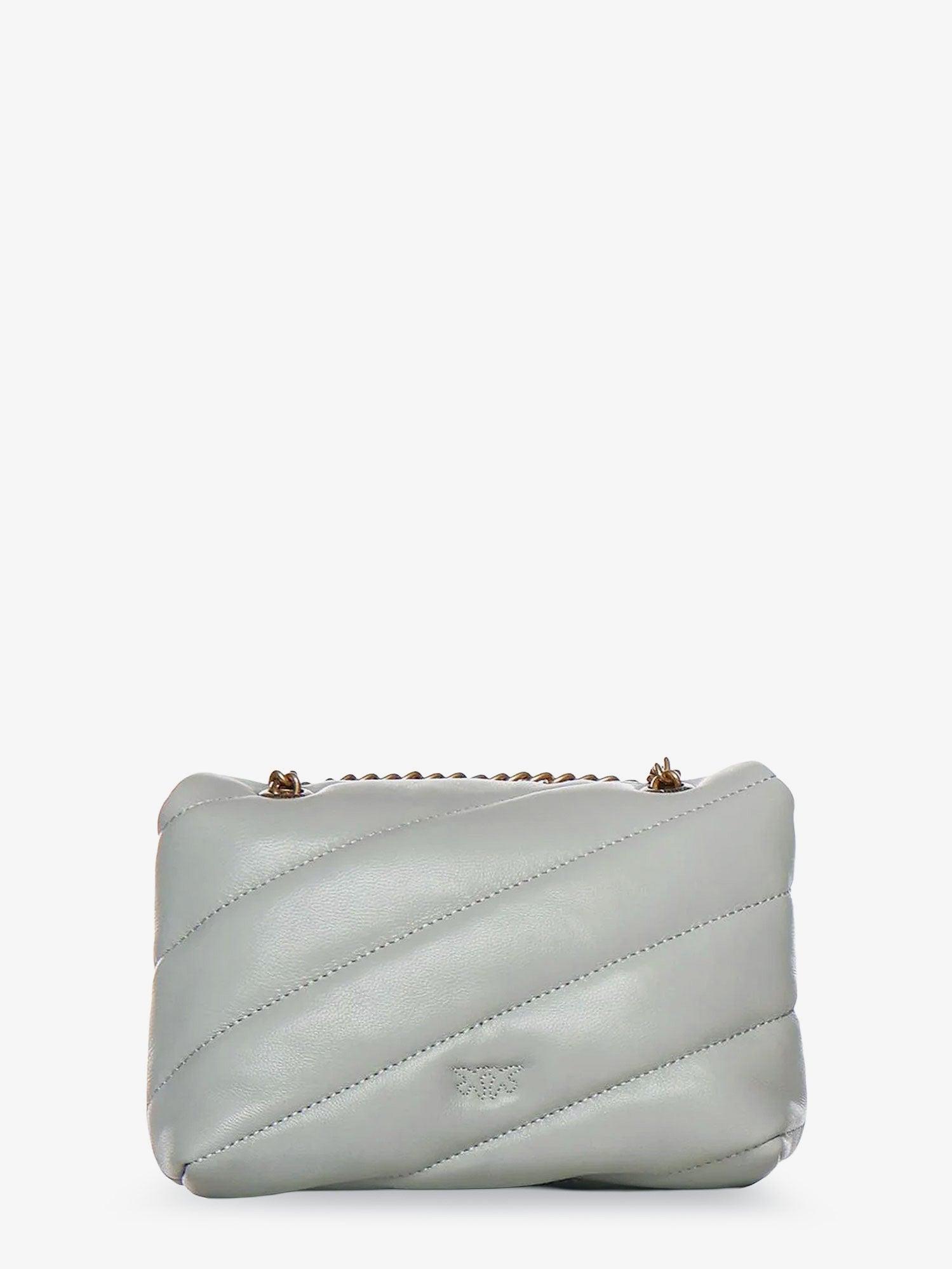 PINKO Baby Love Puff Leather Crossbody Bag