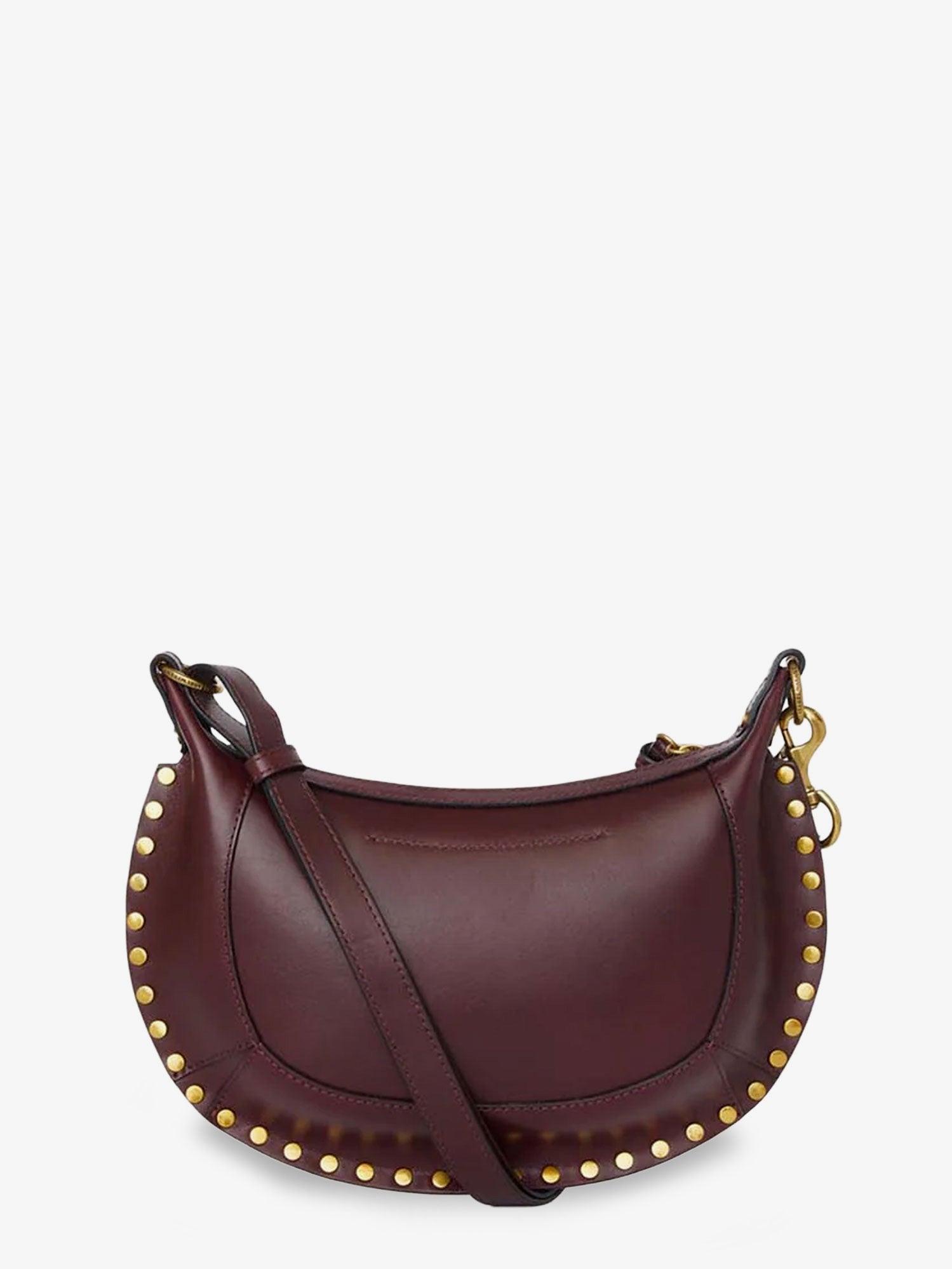 Isabel Marant Oskan Moon Leather Crossbody Bag