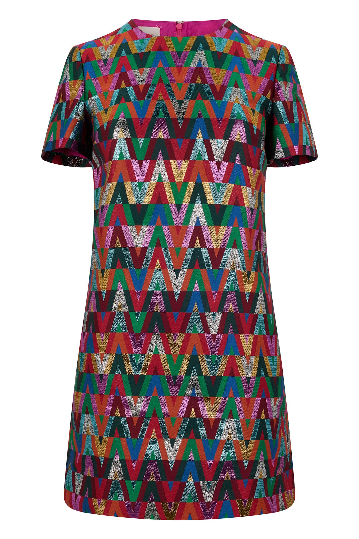 Valentino Garavani Multicolor Lurex Dress