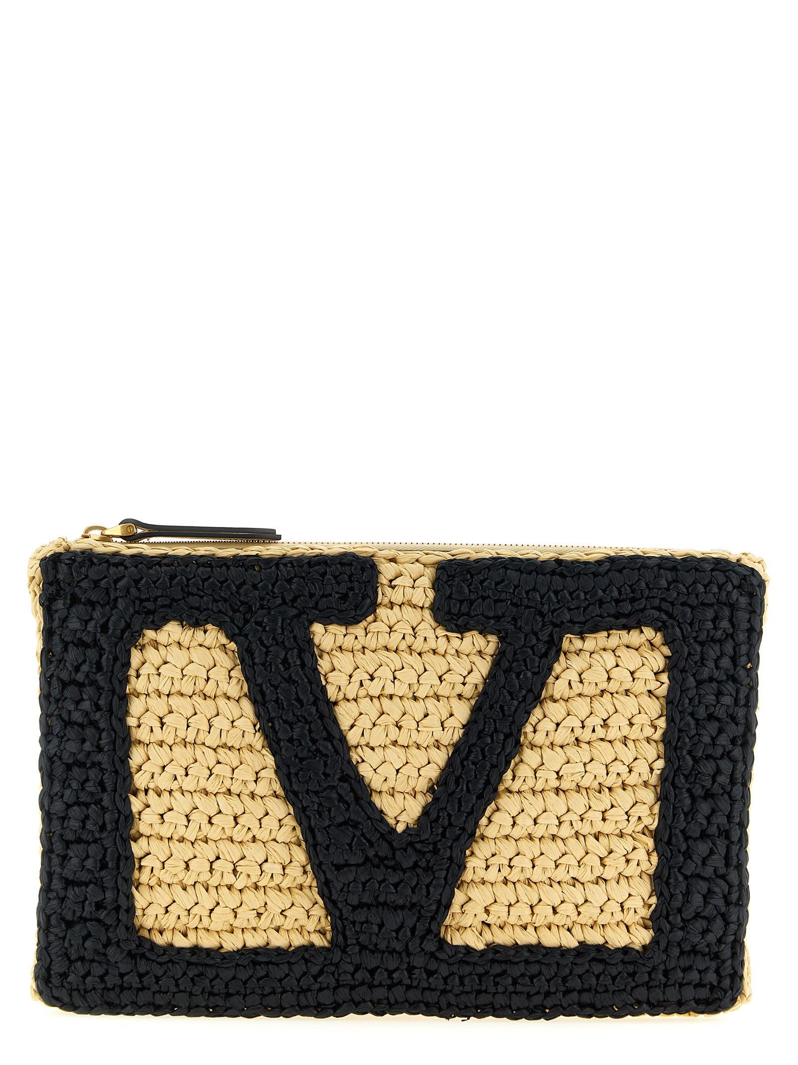 Valentino Garavani Vivasuperstar Crochet Clutch Bag