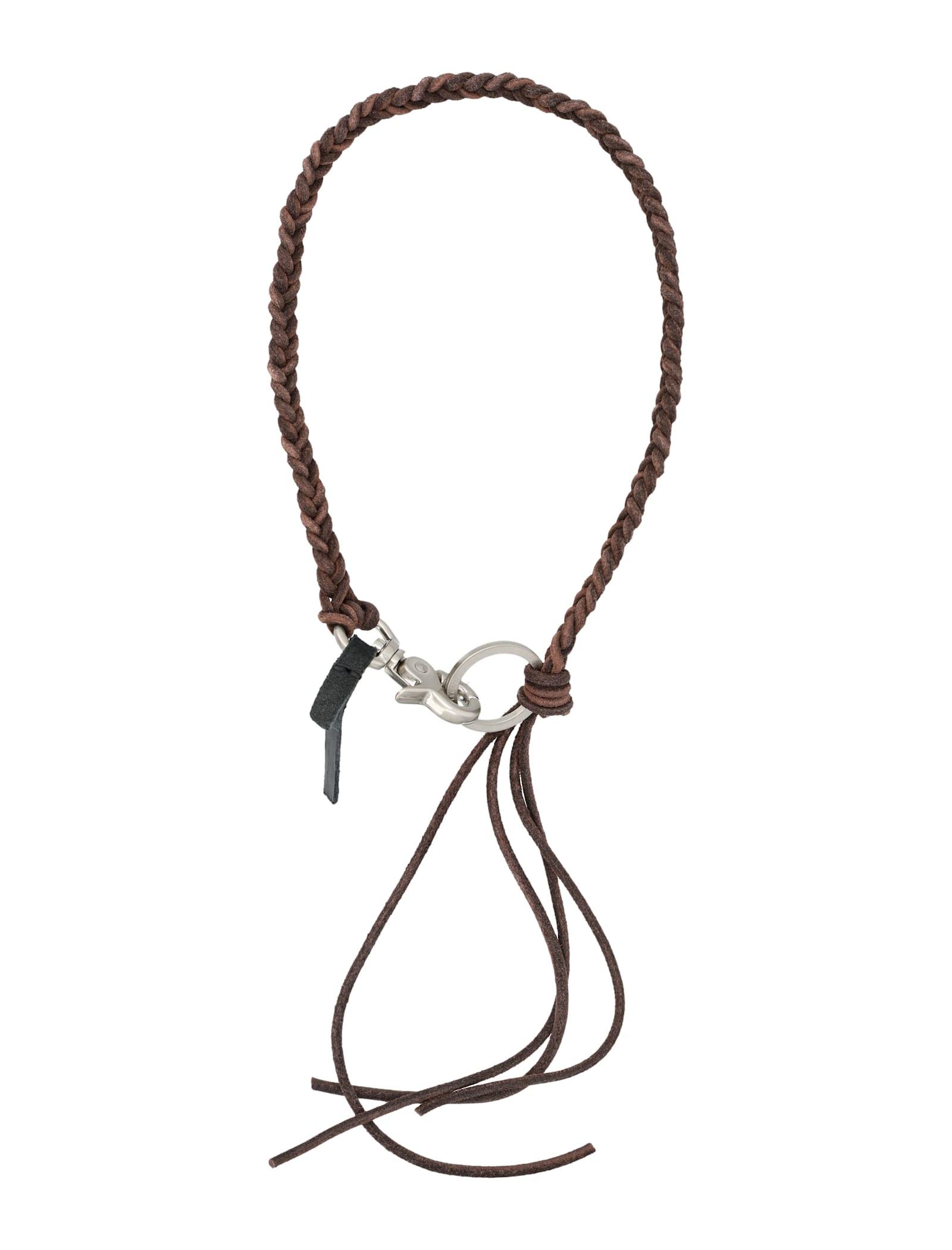 OUR LEGACY Brown Braided Ladon Necklace
