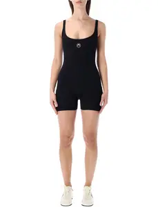 Marine Serre Moon Logo Short Catsuit