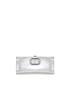 Roger Vivier Pilgrim Leather Clutch