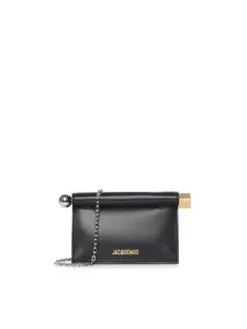 Jacquemus La Petite Rond Carré Nappa Clutch